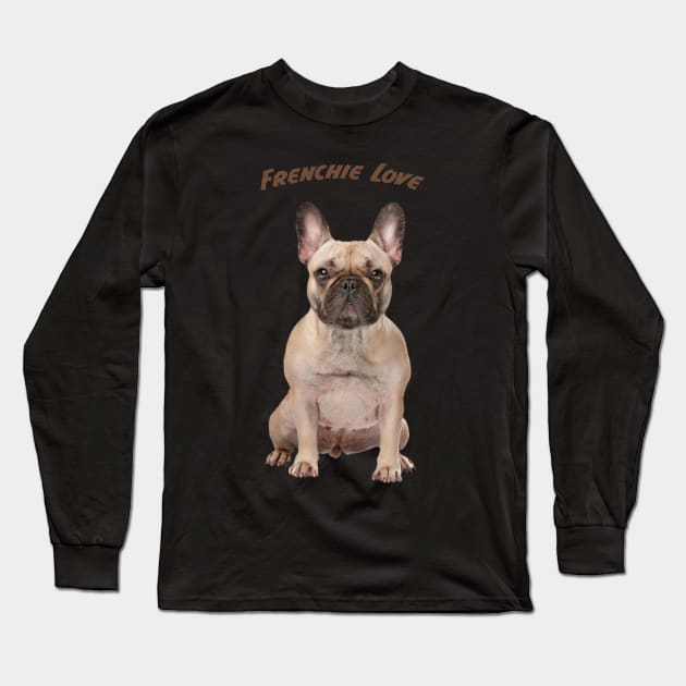 Frenchie Love Long Sleeve T-Shirt by Hispaniola-Fineart